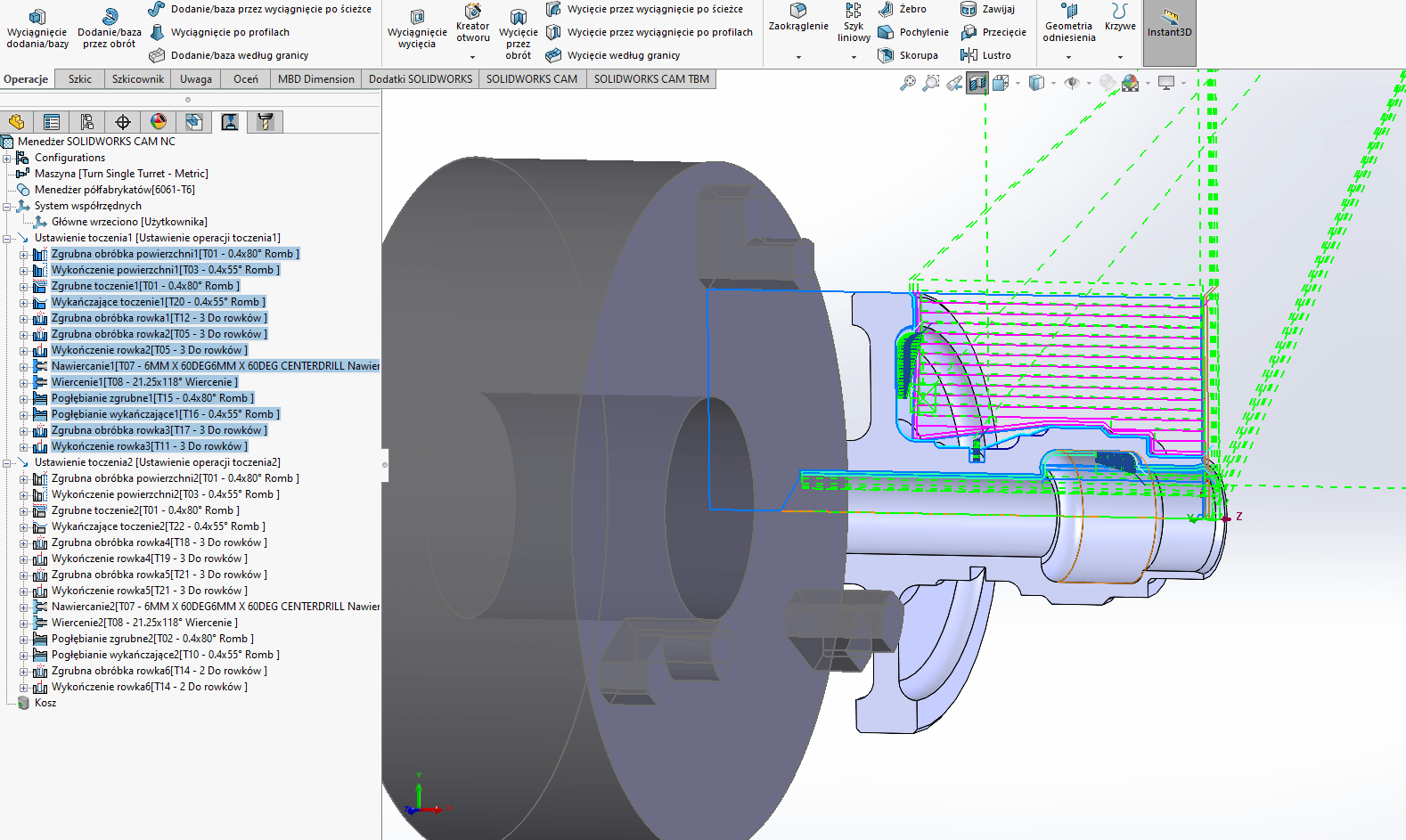 CWSystems solidworks cam interfejs