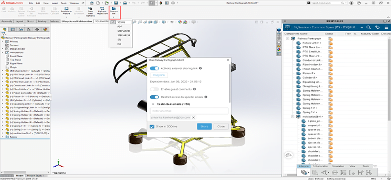 Collaborative Designer for SOLIDWORKS z 3DEXPERIENCE SOLIDWORKS