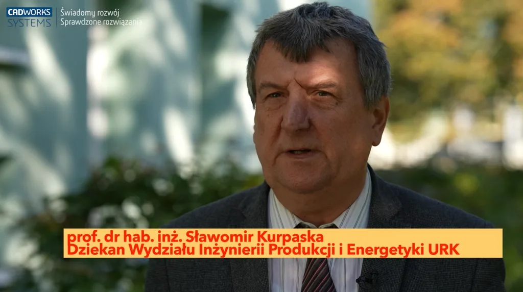 Dziekan wydziału, prof. dr hab. inż. Sławomir Kurpaska,