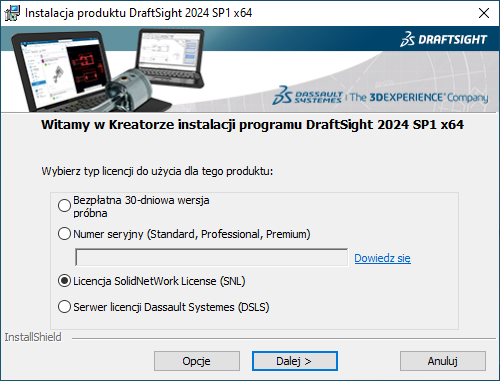 Instrukcja instalacji DraftSight 