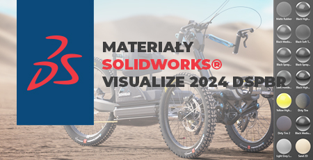 Materiały SOLIDWORKS® Visualize 2024 DSPBR