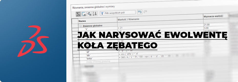 Jak narysować ewolwentę koła zębatego w SOLIDWORKS?