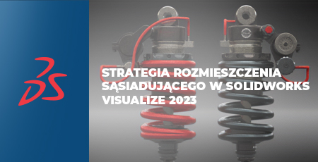 Czym jest strategia rozmieszczenia sąsiadującego w SOLIDWORKS Visualize 2023?