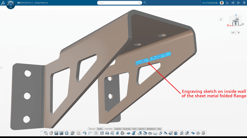 DXF w xDesign Sheet Metal